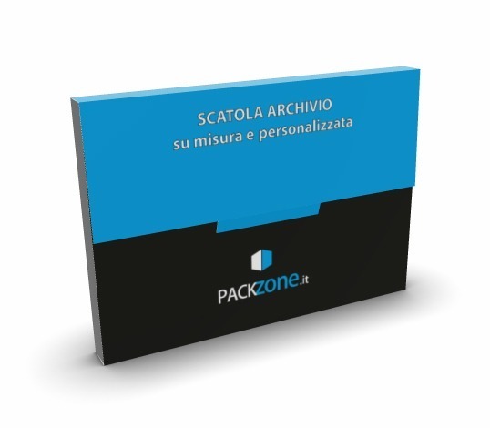 Scatole archivio personalizzate su misura PackZone.it Cartotecnica